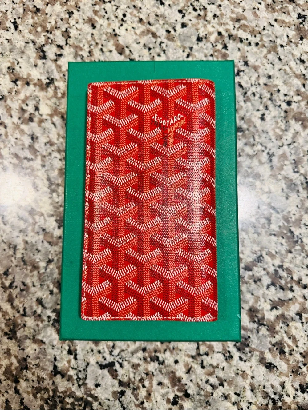 Goyard Red Long Wallet
